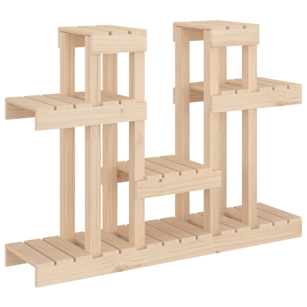 vidaXL Suport pentru plante, 104,5x25x77,5 cm, lemn masiv de pin vidaXL Suport pentru plante, 104,5x25x77,5 cm, lemn masiv de pin