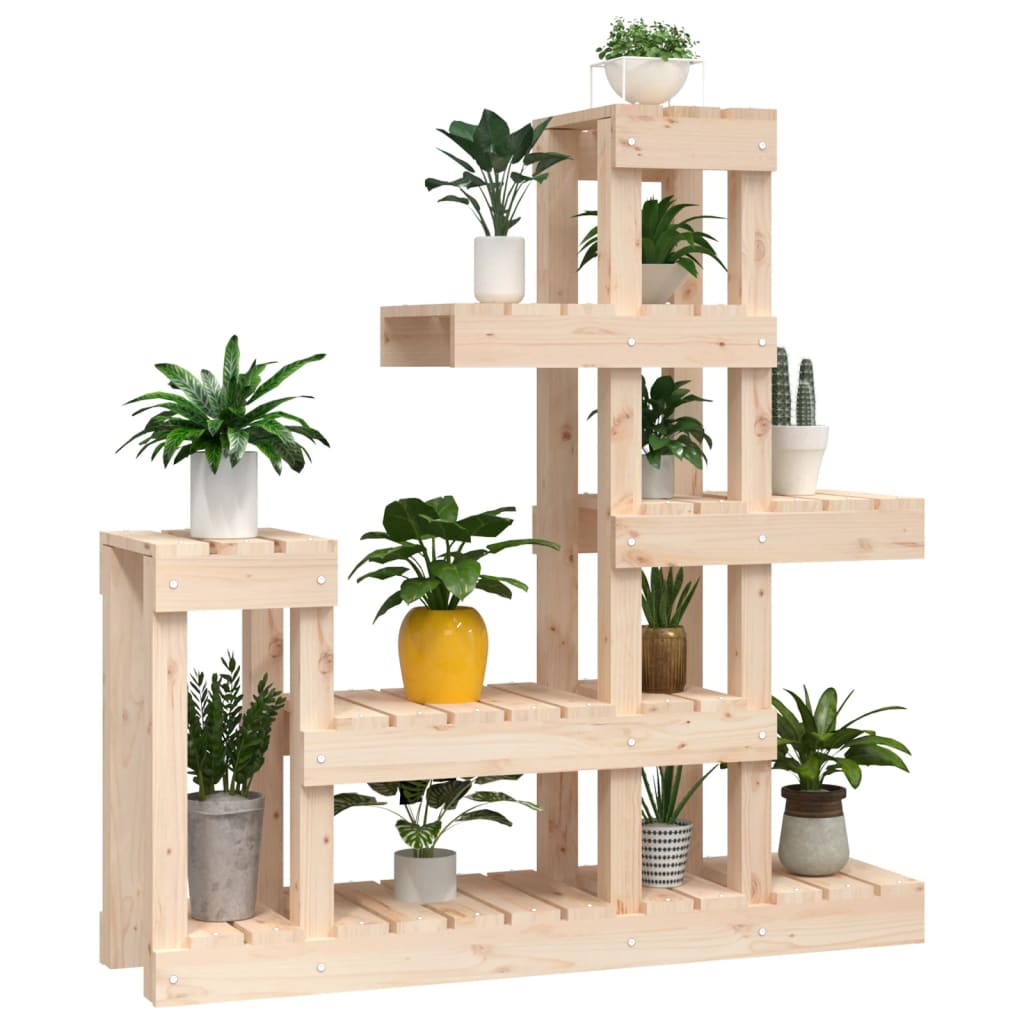 vidaXL Suport pentru plante, 92x25x97 cm, lemn masiv de pin vidaXL Suport pentru plante, 92x25x97 cm, lemn masiv de pin