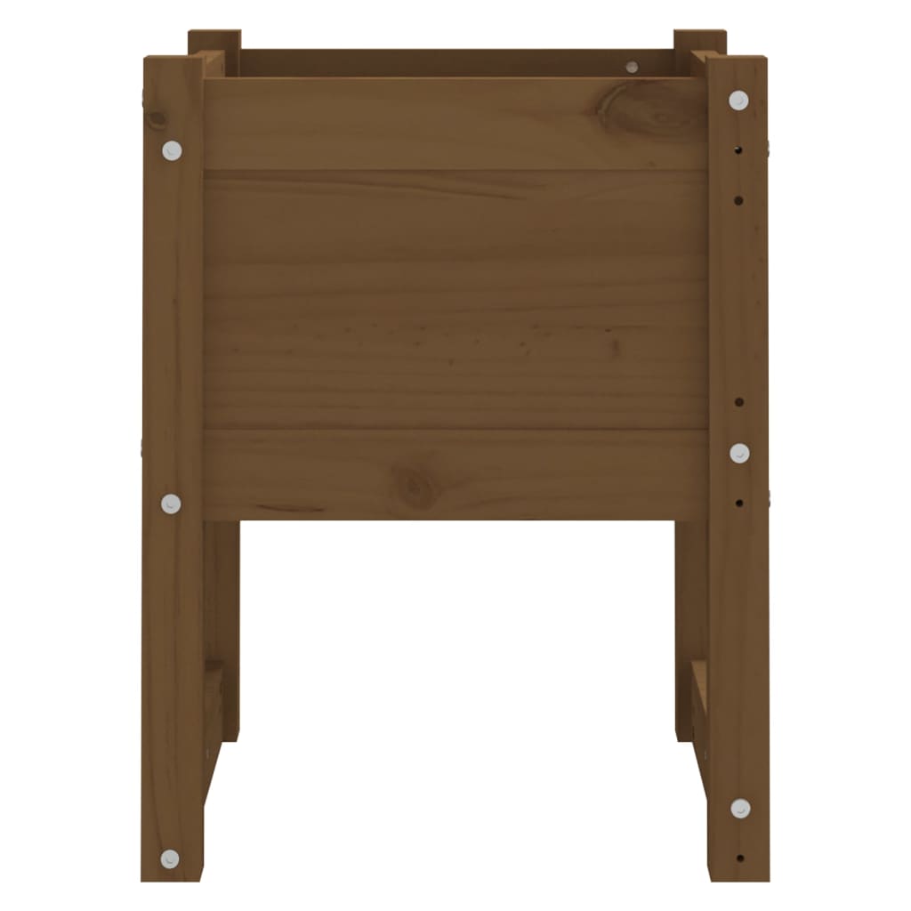 vidaXL Jardiniere, 2 buc., maro miere, 40x40x52,5cm, lemn masiv de pin