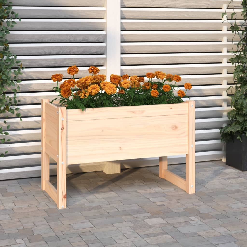 vidaXL Jardinieră, 78x40x52 cm, lemn masiv de pin vidaXL Jardinieră, 78x40x52 cm, lemn masiv de pin