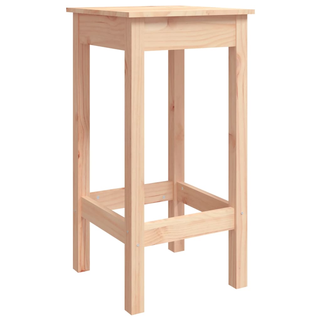 vidaXL Scaune de bar, 2 buc., 40x40x78 cm, lemn masiv de pin vidaXL Scaune de bar, 2 buc., 40x40x78 cm, lemn masiv de pin
