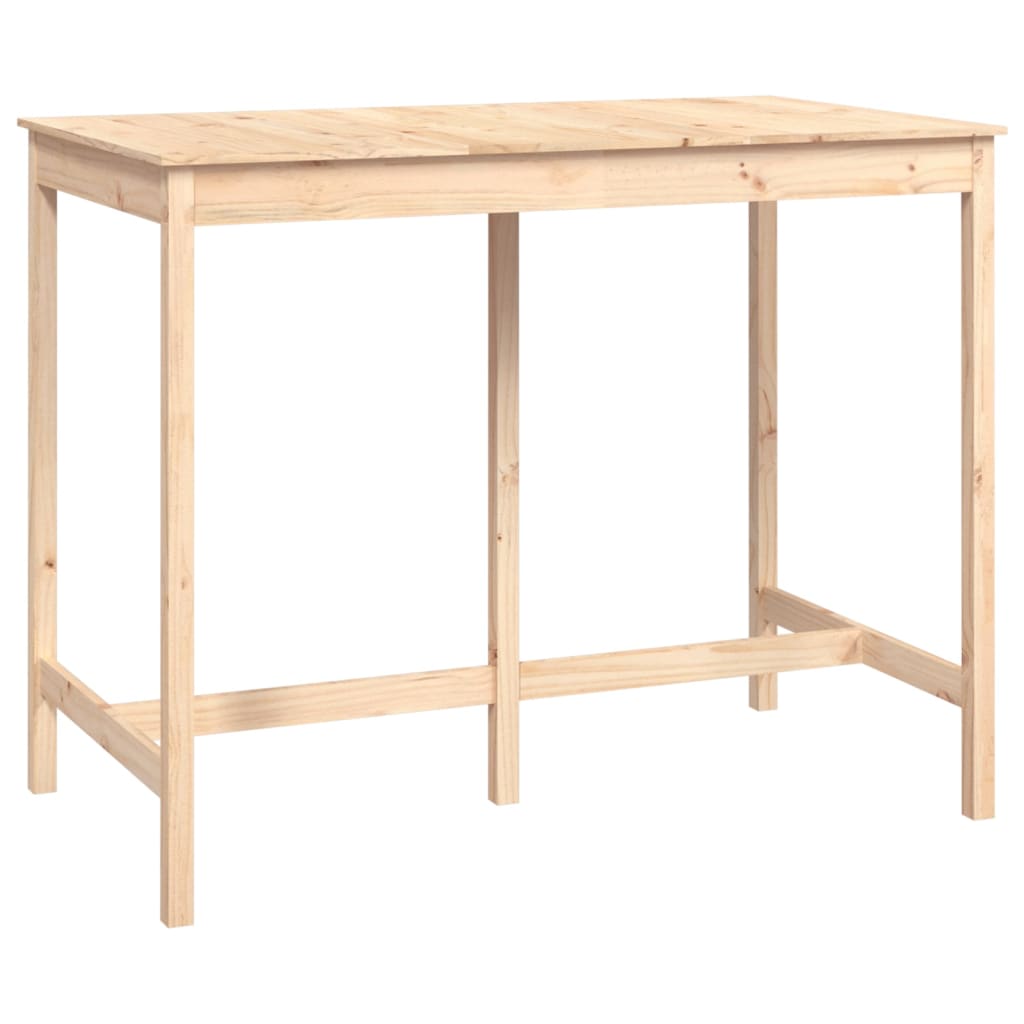vidaXL Masă de bar, 140x80x110 cm, lemn masiv de pin vidaXL Masă de bar, 140x80x110 cm, lemn masiv de pin