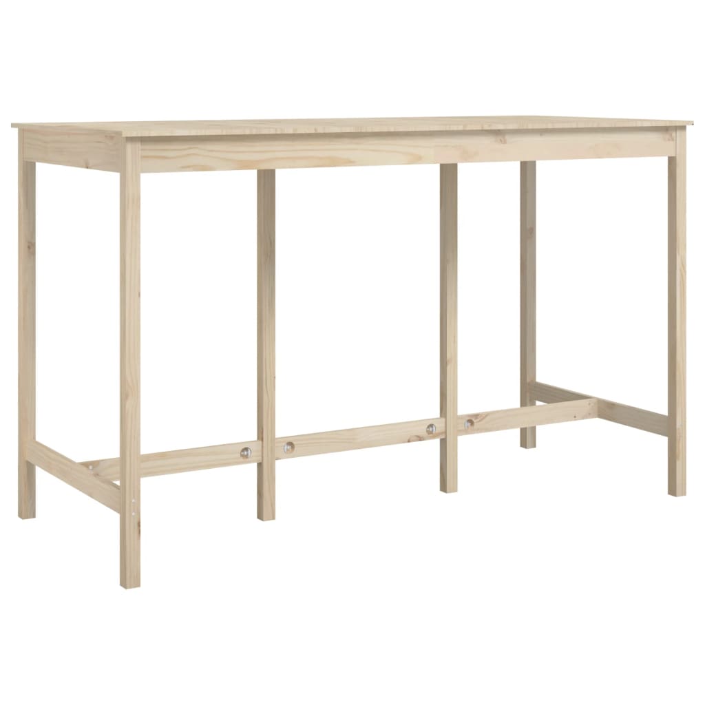 vidaXL Masă de bar, 180x80x110 cm, lemn masiv de pin