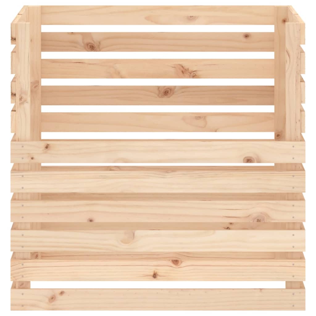 vidaXL Compostor, 80x80x78 cm, lemn masiv de pin vidaXL Compostor, 80x80x78 cm, lemn masiv de pin
