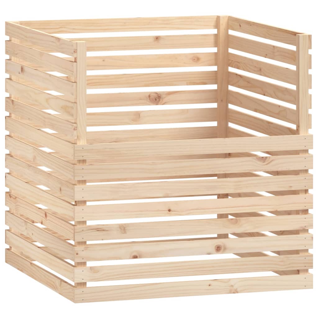 vidaXL Compostor, 100x100x102 cm, lemn masiv de pin vidaXL Compostor, 100x100x102 cm, lemn masiv de pin