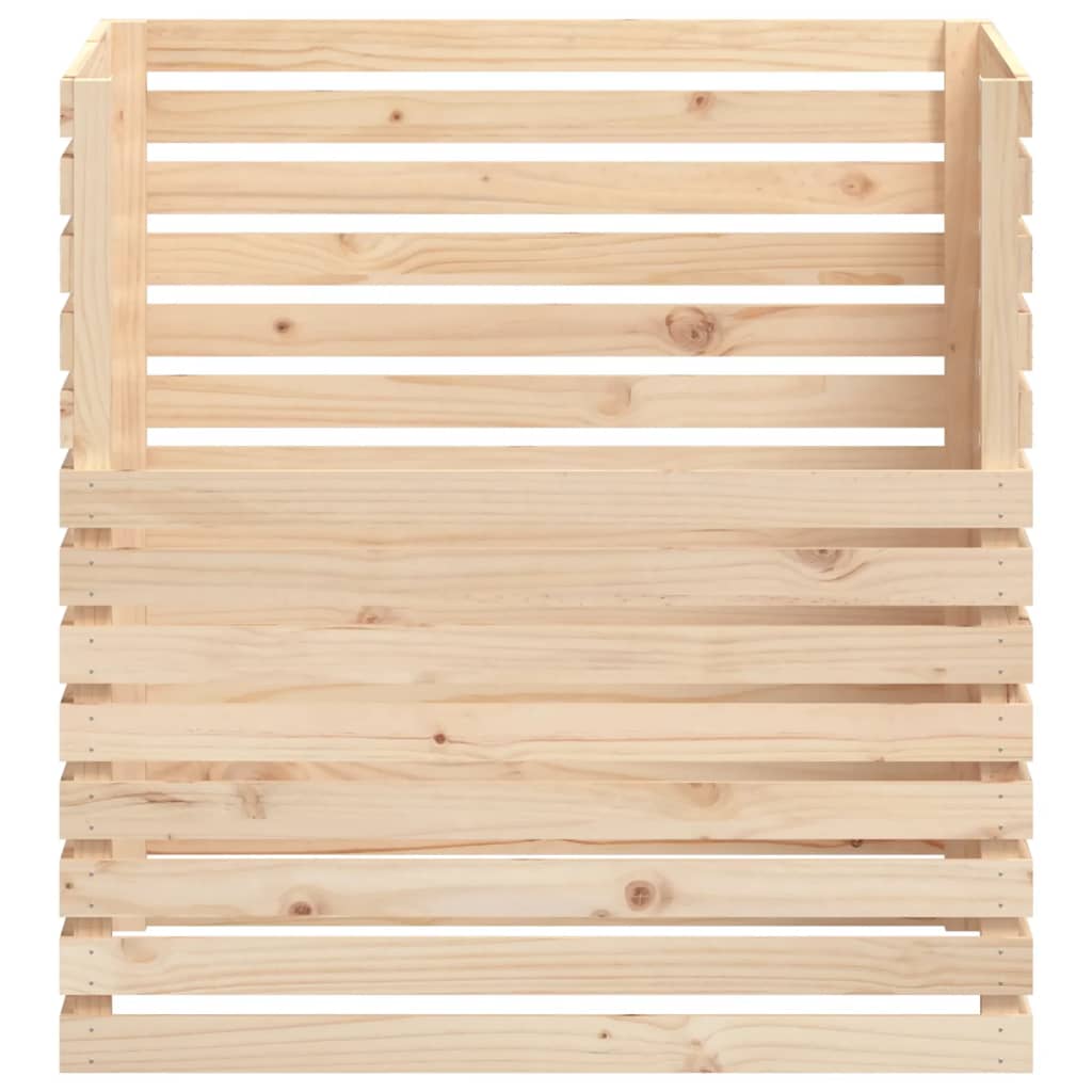 vidaXL Compostor, 100x100x102 cm, lemn masiv de pin vidaXL Compostor, 100x100x102 cm, lemn masiv de pin