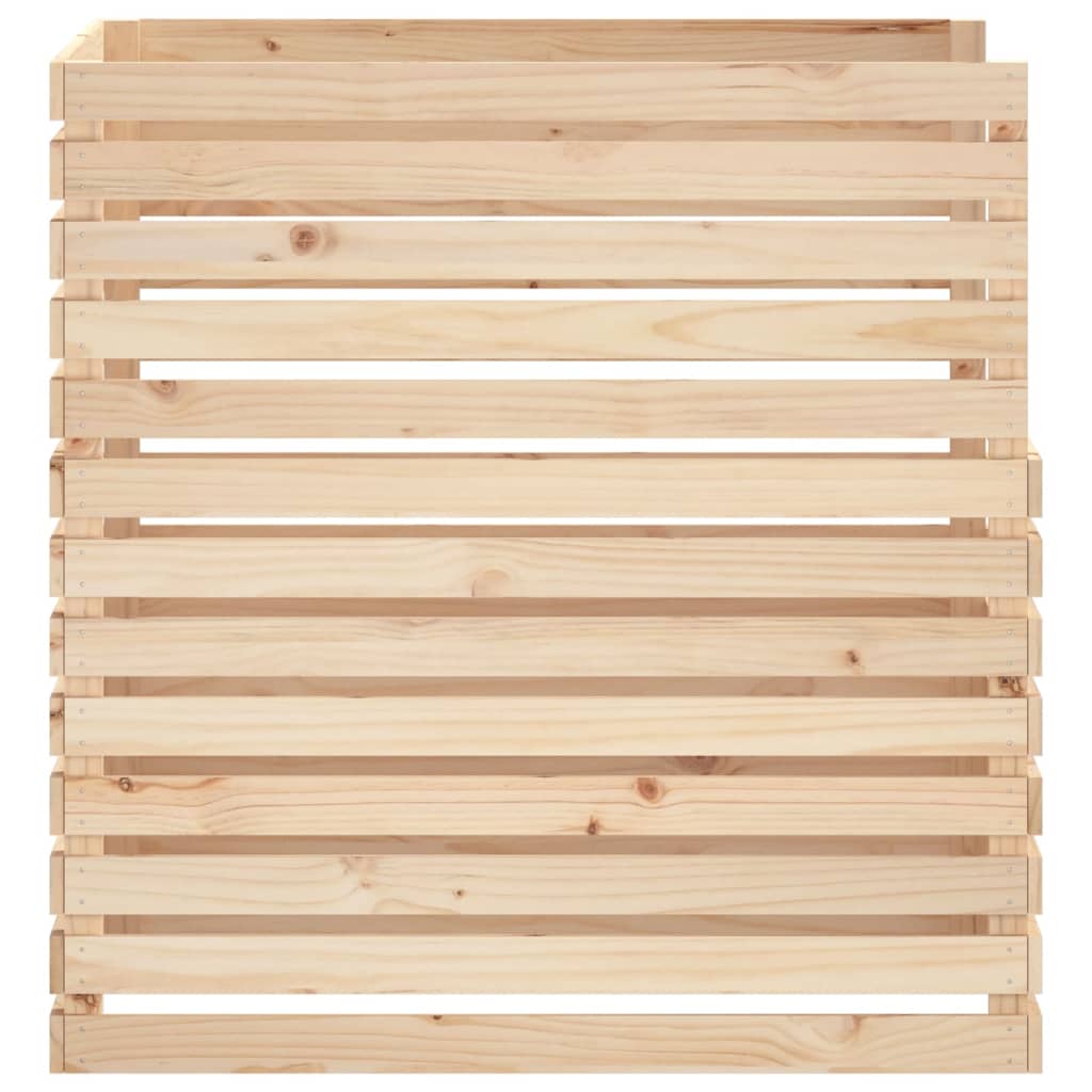 vidaXL Compostor, 100x100x102 cm, lemn masiv de pin vidaXL Compostor, 100x100x102 cm, lemn masiv de pin