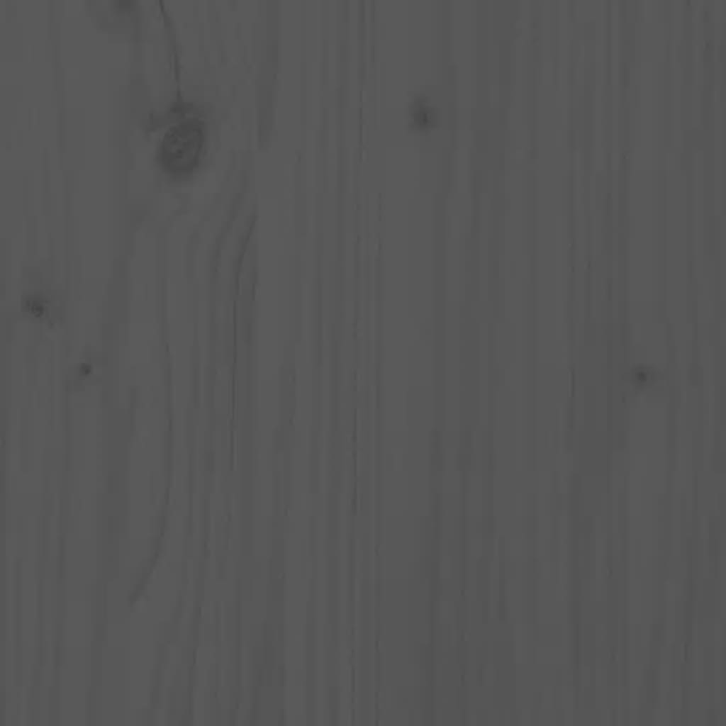 vidaXL Compostor, gri, 100x100x102 cm, lemn masiv de pin vidaXL Compostor, gri, 100x100x102 cm, lemn masiv de pin
