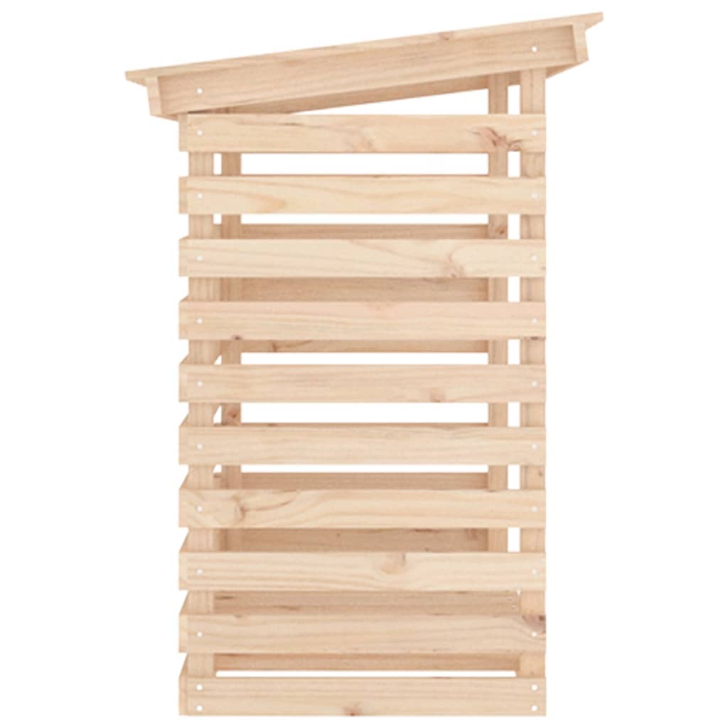 vidaXL Rastel pentru lemne de foc, 108x73x108 cm, lemn masiv de pin vidaXL Rastel pentru lemne de foc, 108x73x108 cm, lemn masiv de pin