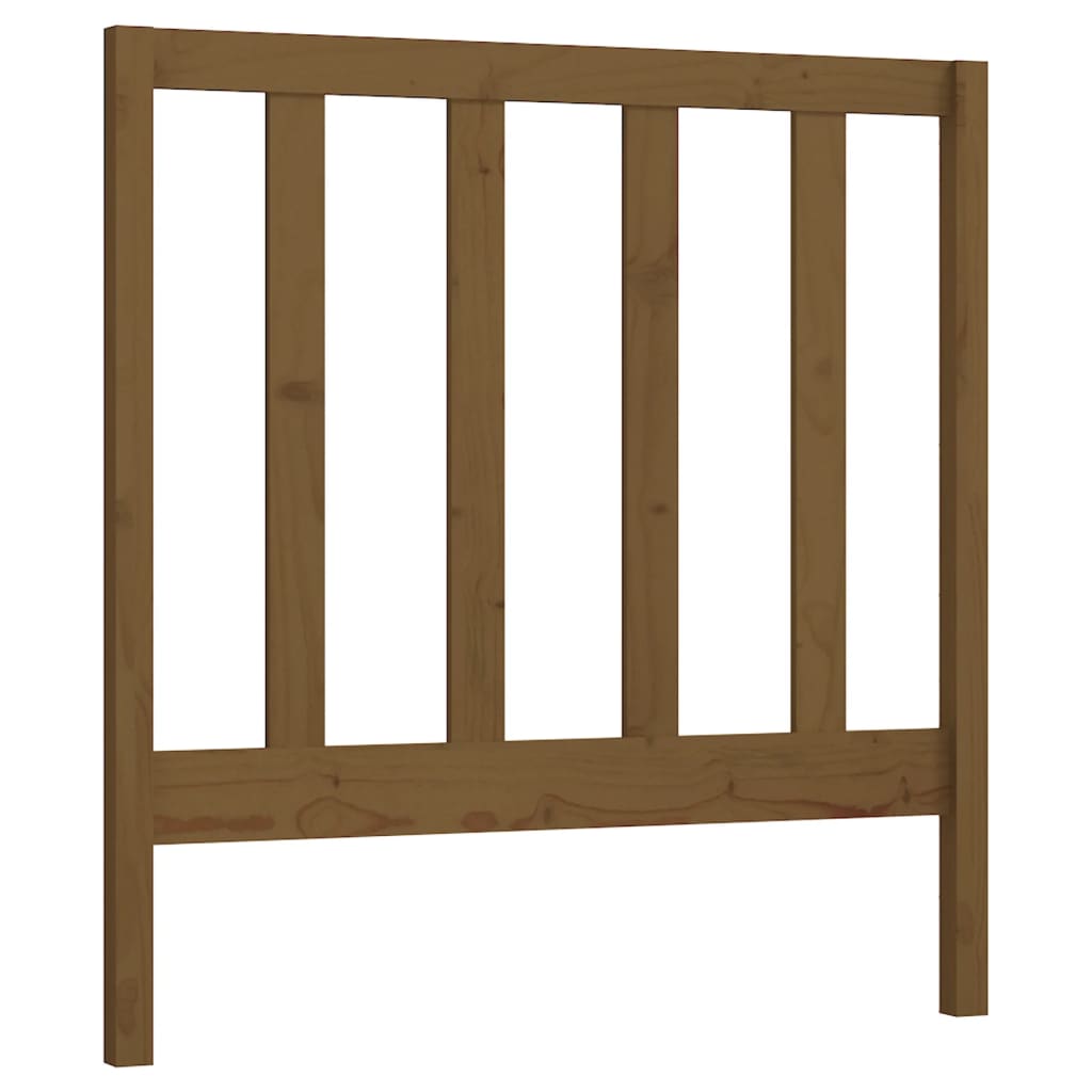 vidaXL Tăblie de pat, maro miere, 95x4x100 cm, lemn masiv de pin vidaXL Tăblie de pat, maro miere, 95x4x100 cm, lemn masiv de pin