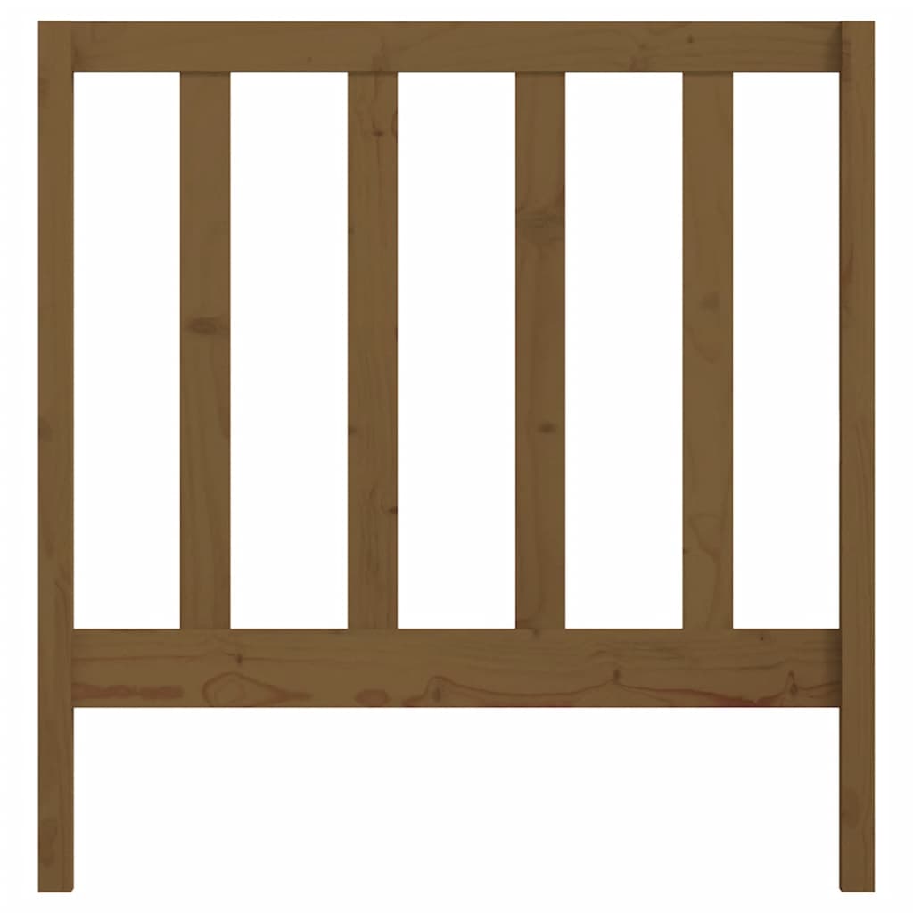 vidaXL Tăblie de pat, maro miere, 95x4x100 cm, lemn masiv de pin vidaXL Tăblie de pat, maro miere, 95x4x100 cm, lemn masiv de pin