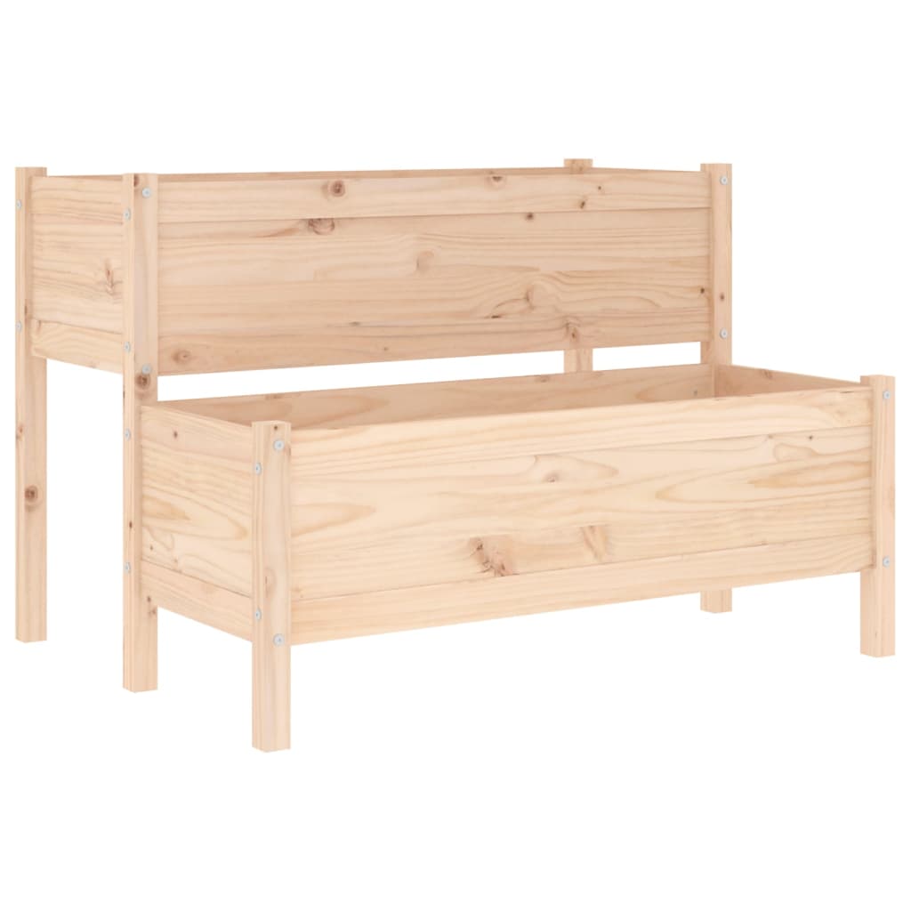 vidaXL Jardinieră, 110x84x75 cm, lemn masiv de pin vidaXL Jardinieră, 110x84x75 cm, lemn masiv de pin