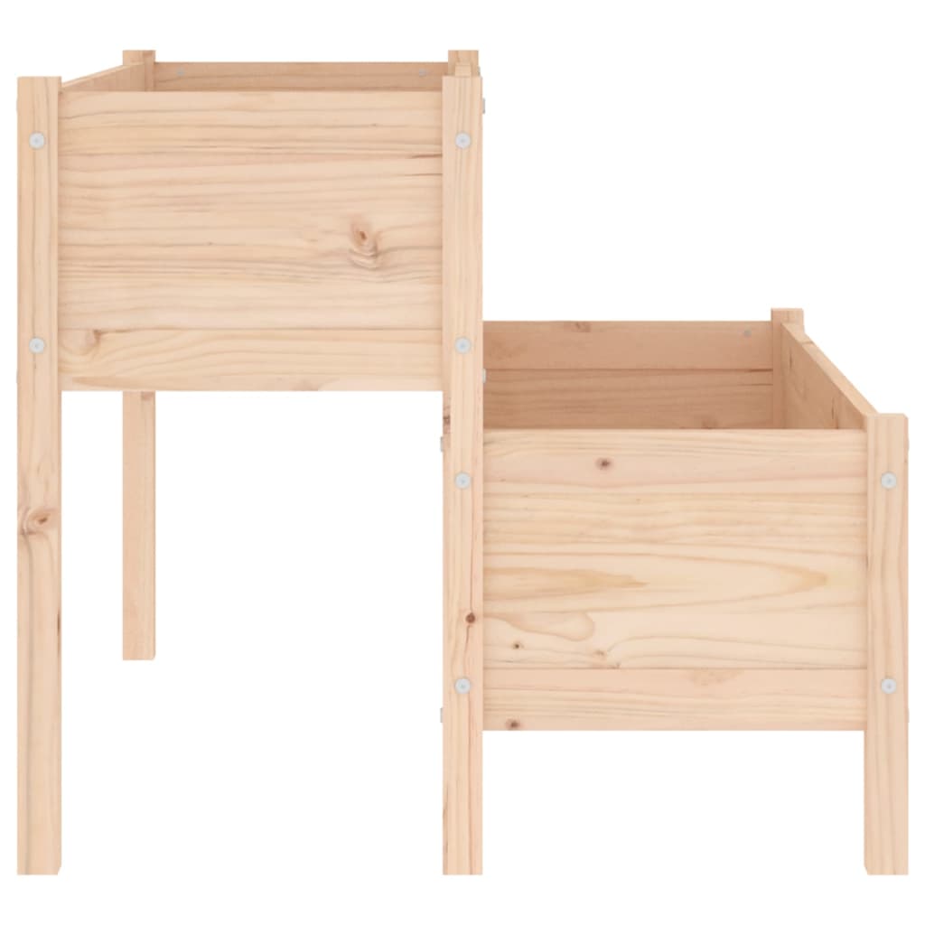 vidaXL Jardinieră, 110x84x75 cm, lemn masiv de pin vidaXL Jardinieră, 110x84x75 cm, lemn masiv de pin