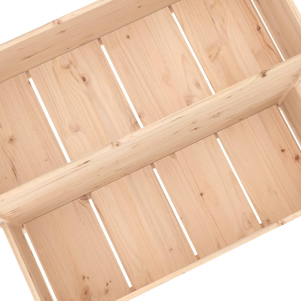 vidaXL Jardinieră, 110x84x75 cm, lemn masiv de pin vidaXL Jardinieră, 110x84x75 cm, lemn masiv de pin