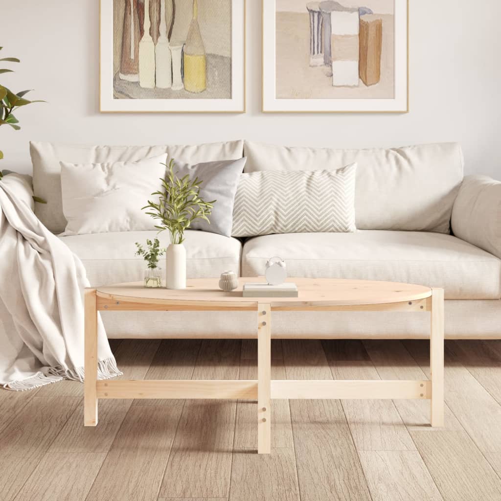 vidaXL Măsuță de cafea, 118x63x45 cm, lemn masiv de pin vidaXL Măsuță de cafea, 118x63x45 cm, lemn masiv de pin