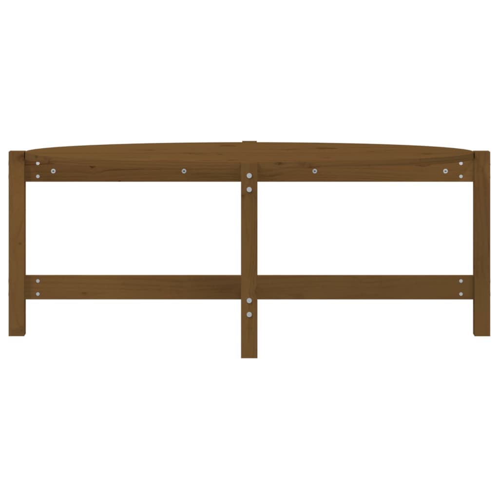 vidaXL Măsuță de cafea, maro miere, 118x63x45 cm, lemn masiv de pin vidaXL Măsuță de cafea, maro miere, 118x63x45 cm, lemn masiv de pin