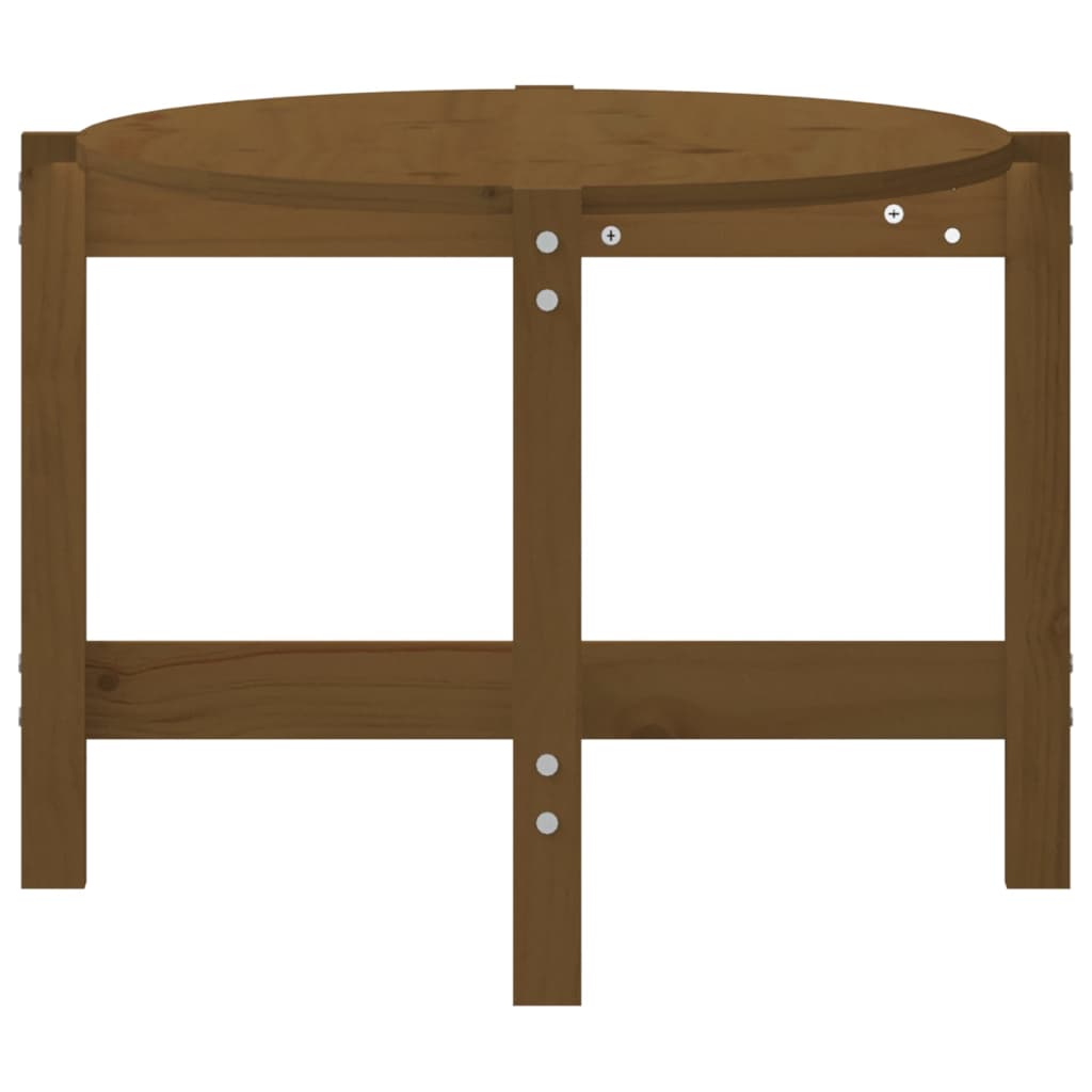 vidaXL Măsuță de cafea, maro miere, 118x63x45 cm, lemn masiv de pin vidaXL Măsuță de cafea, maro miere, 118x63x45 cm, lemn masiv de pin