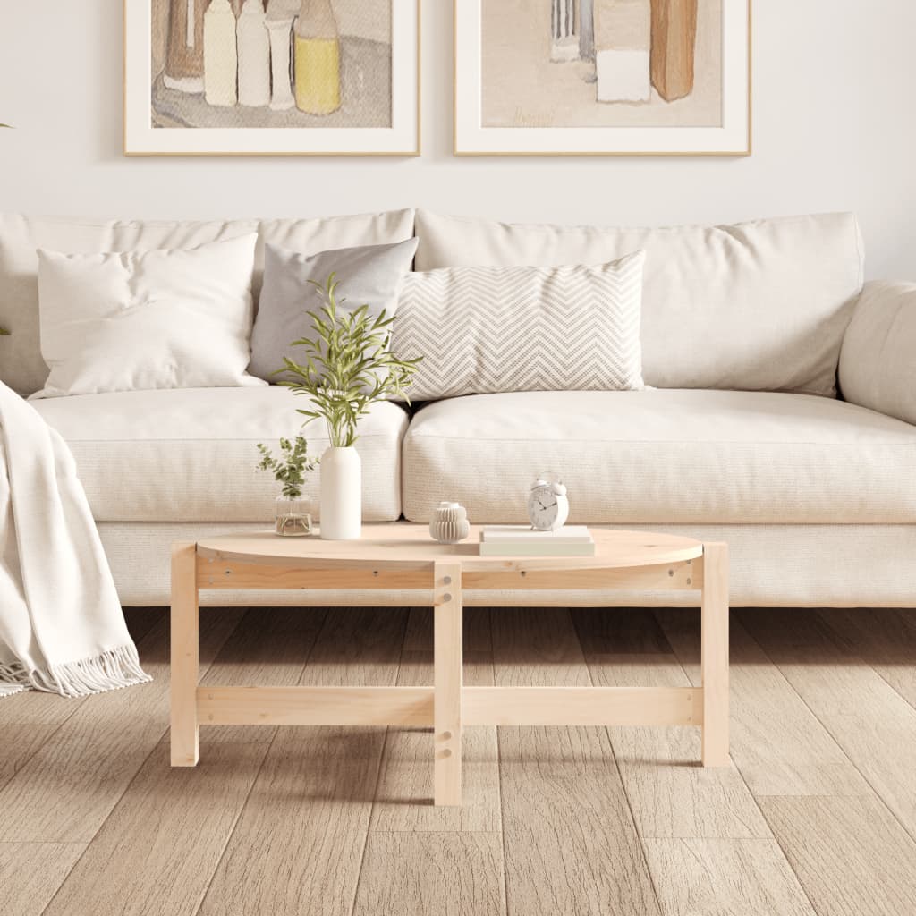 vidaXL Măsuță de cafea, 87x48x35 cm, lemn masiv de pin vidaXL Măsuță de cafea, 87x48x35 cm, lemn masiv de pin