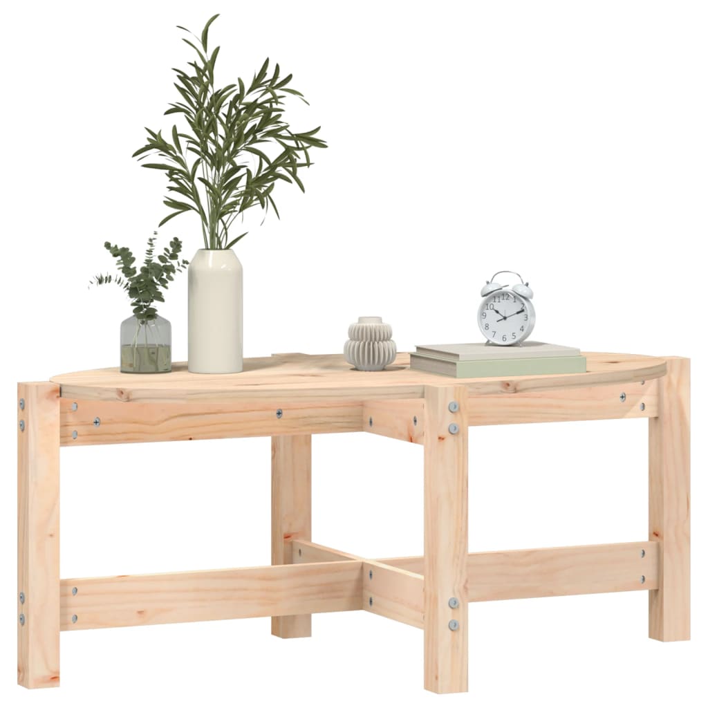 vidaXL Măsuță de cafea, 87x48x35 cm, lemn masiv de pin vidaXL Măsuță de cafea, 87x48x35 cm, lemn masiv de pin