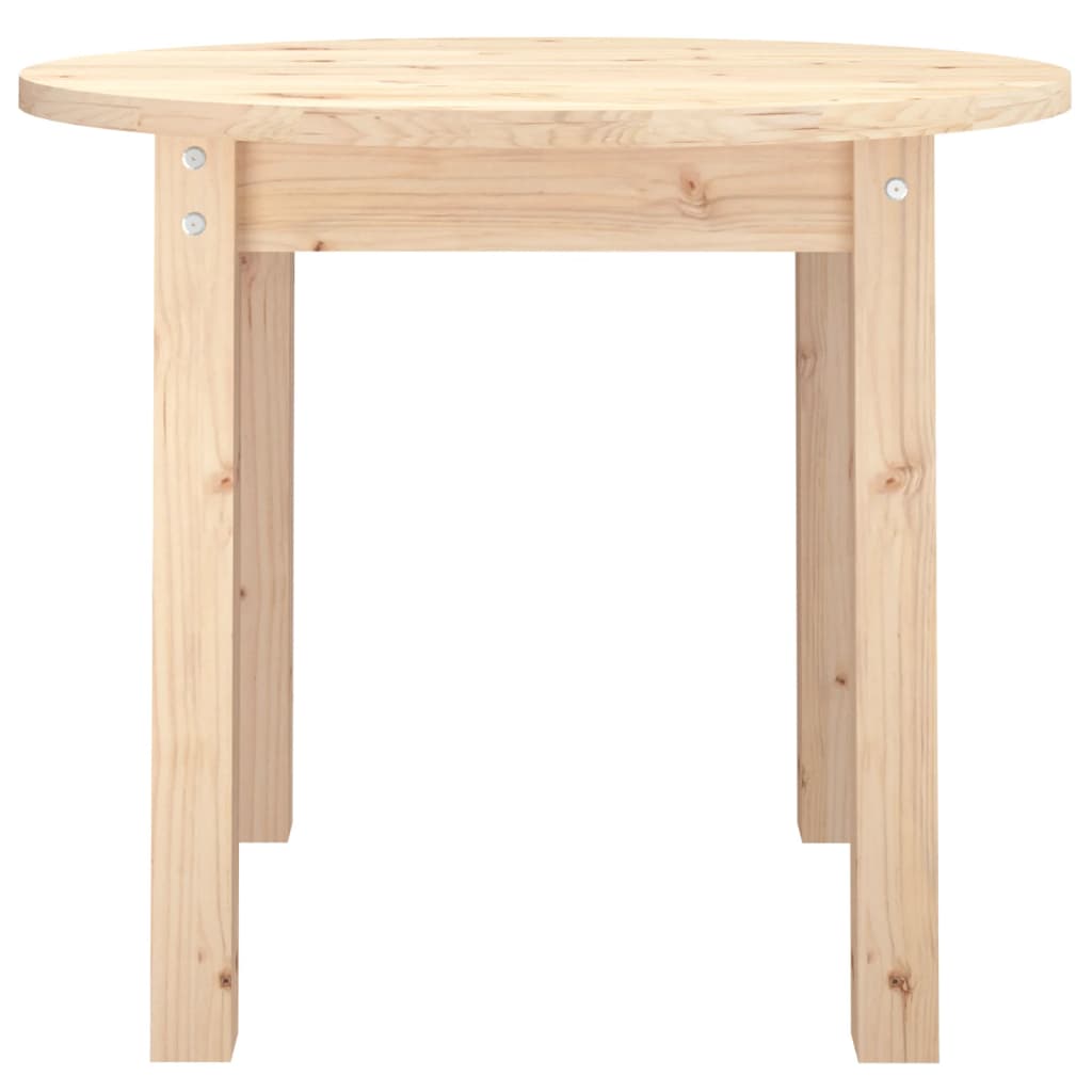 vidaXL Măsuță de cafea, Ø 55x45 cm, lemn masiv de pin