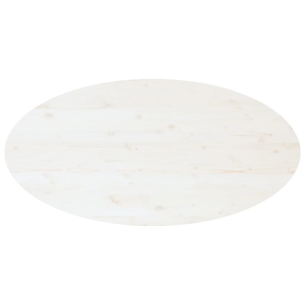 vidaXL Măsuță de cafea, alb, 110x55x45 cm, lemn masiv de pin