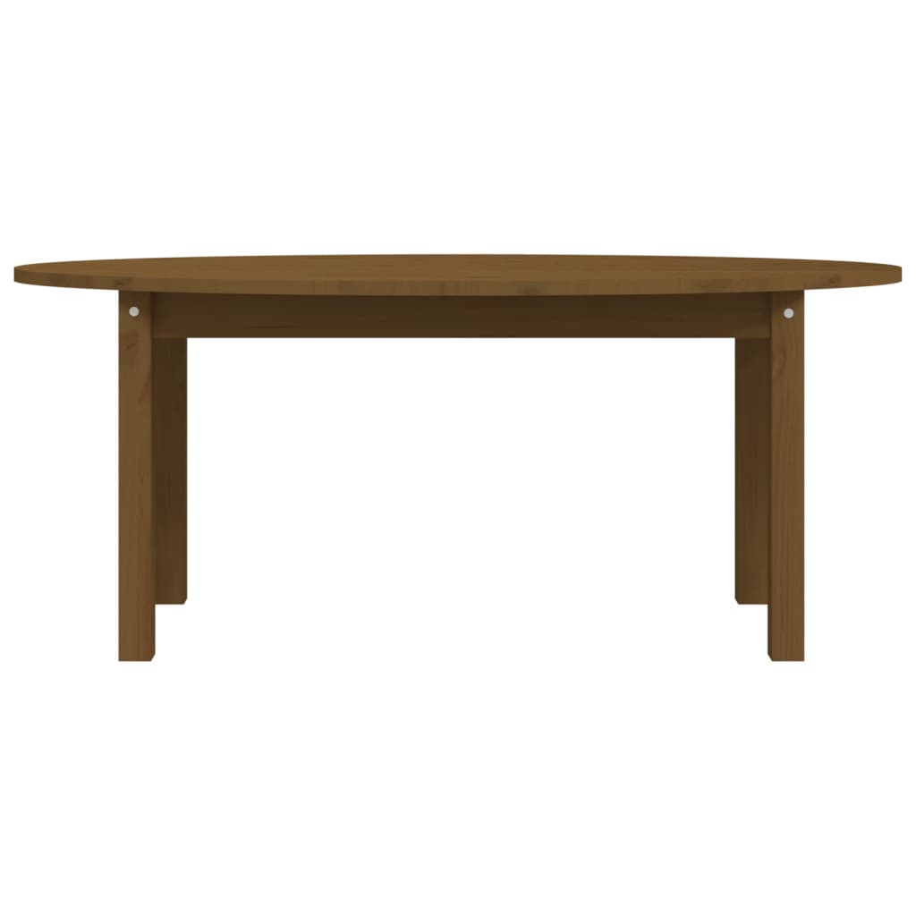 vidaXL Măsuță de cafea, maro miere, 110x55x45 cm, lemn masiv de pin vidaXL Măsuță de cafea, maro miere, 110x55x45 cm, lemn masiv de pin