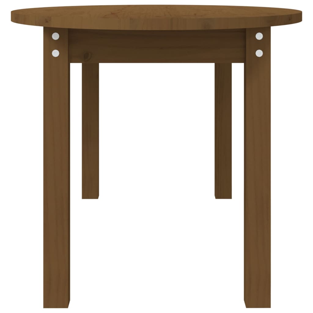 vidaXL Măsuță de cafea, maro miere, 110x55x45 cm, lemn masiv de pin vidaXL Măsuță de cafea, maro miere, 110x55x45 cm, lemn masiv de pin