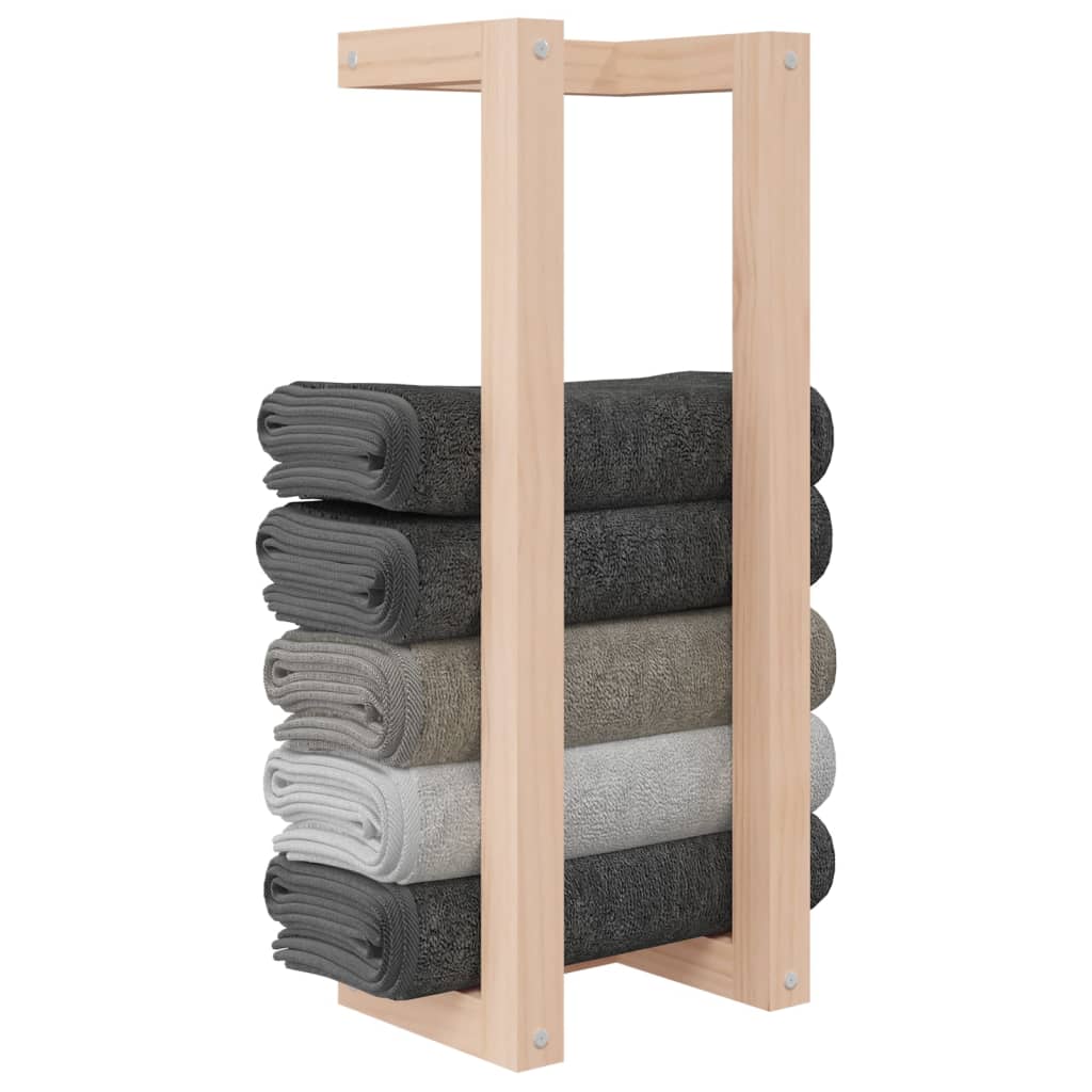 vidaXL Suport pentru prosoape, 23x18x60 cm, lemn masiv de pin