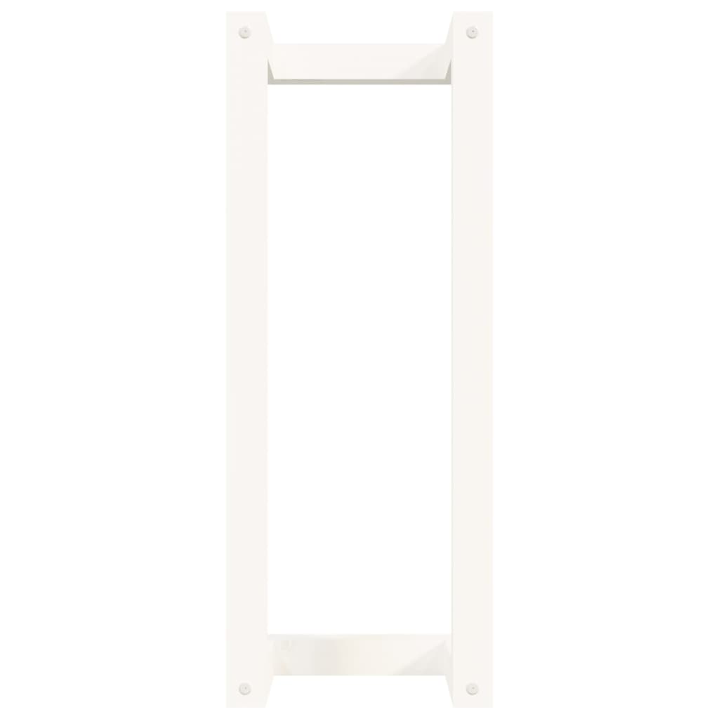 vidaXL Suport pentru prosoape, alb, 23x18x60 cm, lemn masiv de pin