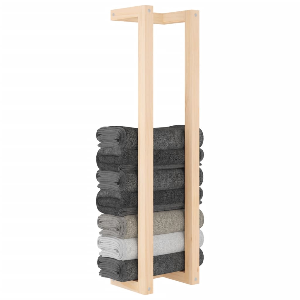 vidaXL Suport pentru prosoape, 23x18x90 cm, lemn masiv de pin