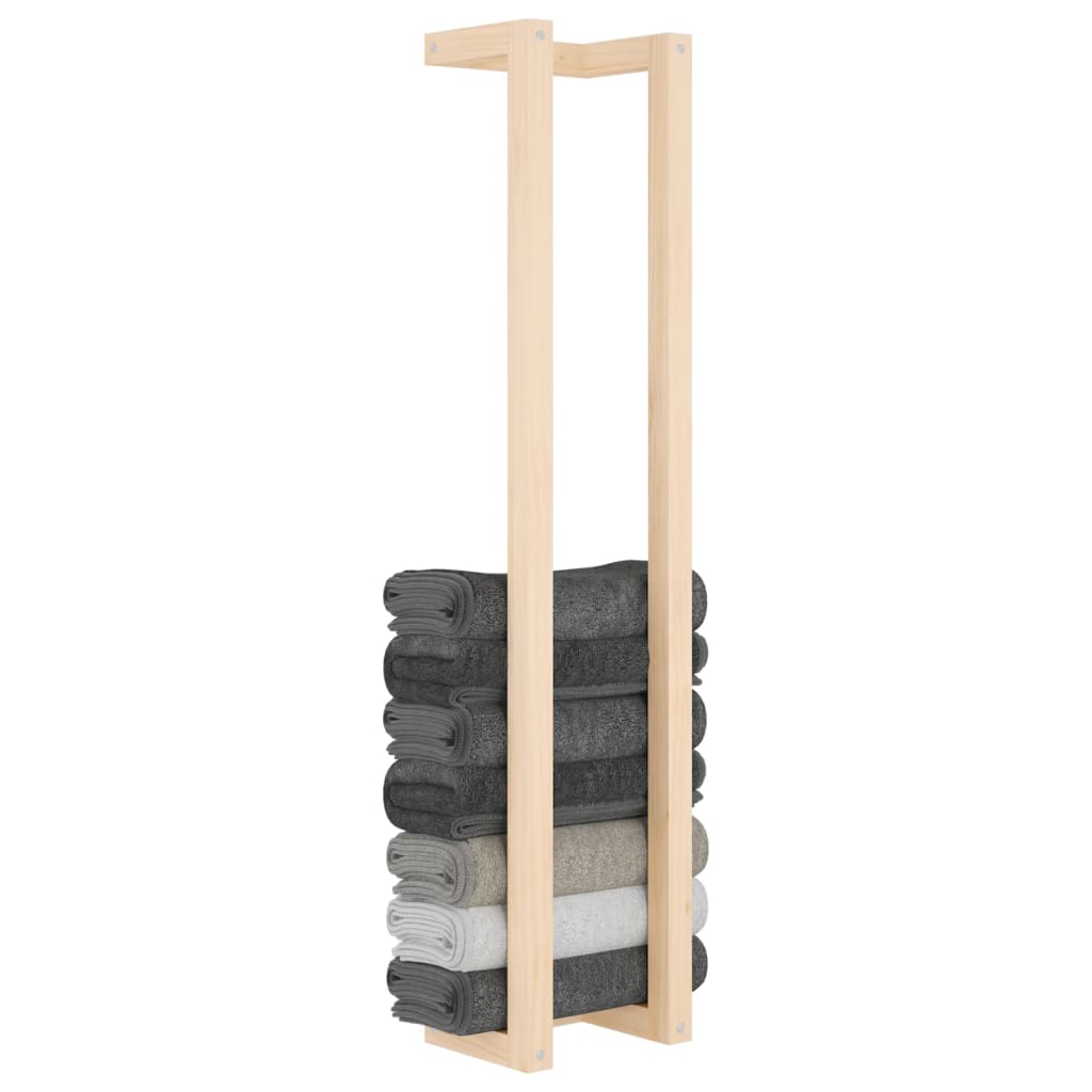 vidaXL Suport pentru prosoape, 23x18x110 cm, lemn masiv de pin vidaXL Suport pentru prosoape, 23x18x110 cm, lemn masiv de pin