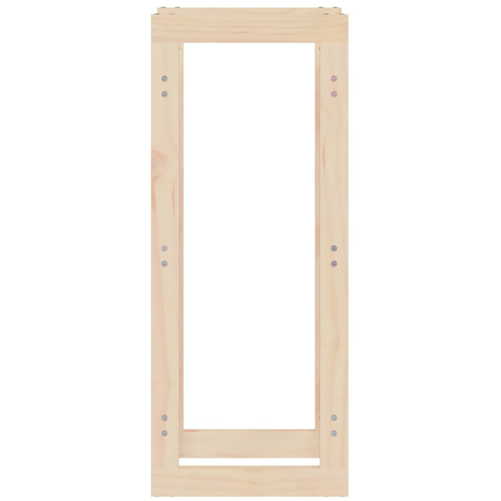 vidaXL Rastel pentru lemne de foc, 41x25x100 cm, lemn masiv pin