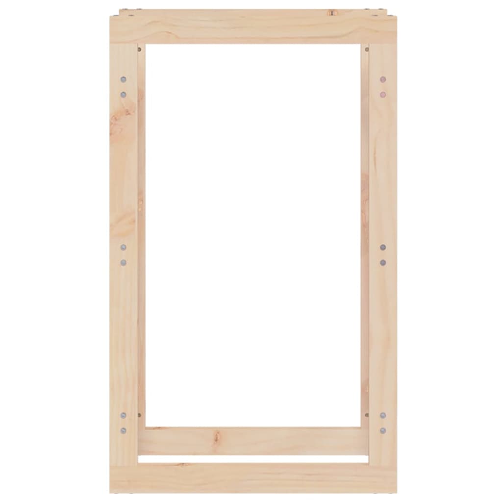 vidaXL Rastel pentru lemne de foc, 60x25x100 cm, lemn masiv pin vidaXL Rastel pentru lemne de foc, 60x25x100 cm, lemn masiv pin