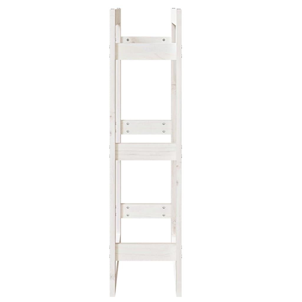 vidaXL Rastel pentru lemne de foc, alb, 60x25x100 cm, lemn masiv pin vidaXL Rastel pentru lemne de foc, alb, 60x25x100 cm, lemn masiv pin