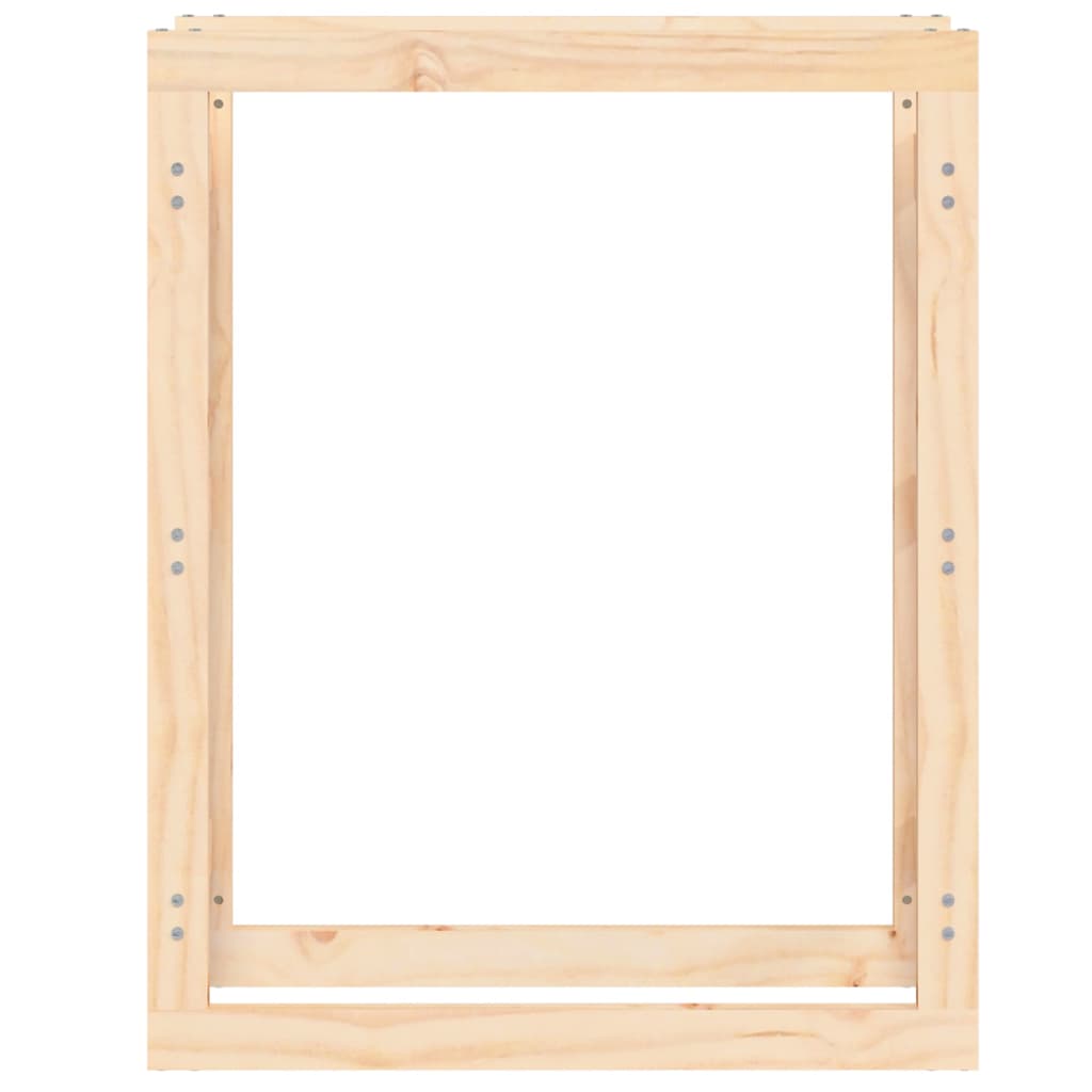 vidaXL Rastel pentru lemne de foc, 80x25x100 cm, lemn masiv pin vidaXL Rastel pentru lemne de foc, 80x25x100 cm, lemn masiv pin