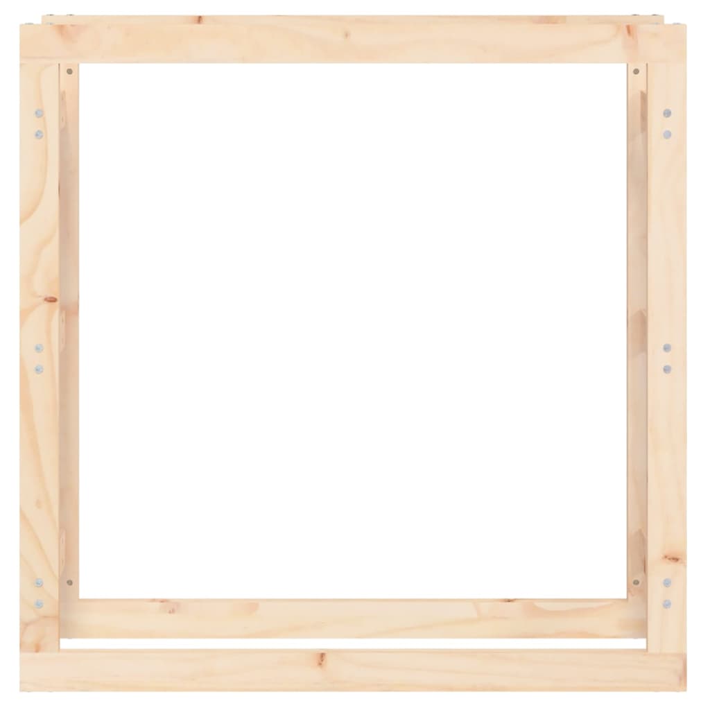 vidaXL Rastel pentru lemne de foc, 100x25x100 cm, lemn masiv pin vidaXL Rastel pentru lemne de foc, 100x25x100 cm, lemn masiv pin