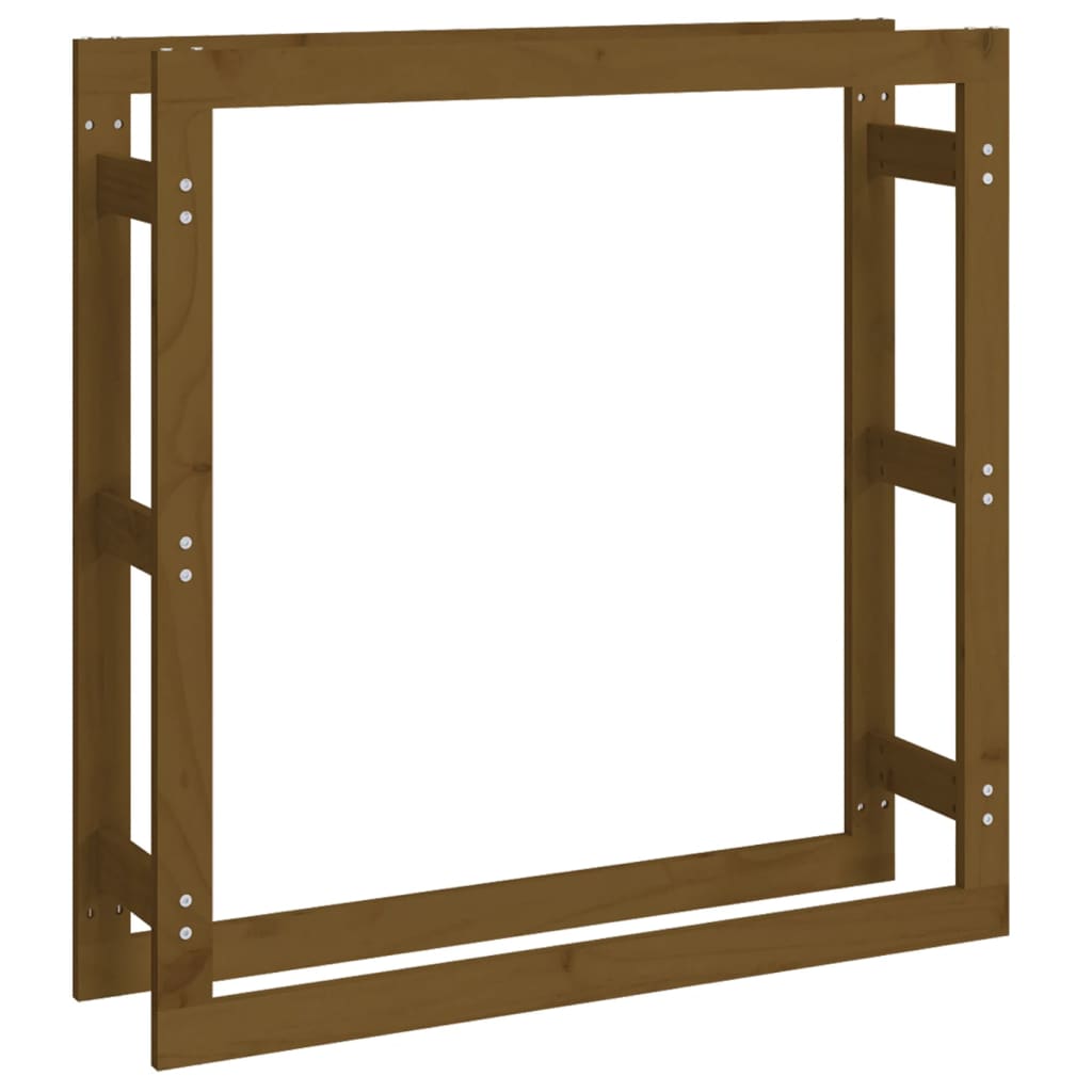 vidaXL Rastel lemne de foc, maro miere, 100x25x100 cm, lemn masiv pin vidaXL Rastel lemne de foc, maro miere, 100x25x100 cm, lemn masiv pin
