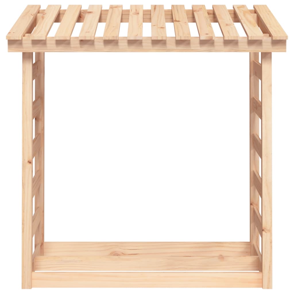 vidaXL Rastel pentru lemne de foc, 108x64,5x110 cm, lemn masiv pin vidaXL Rastel pentru lemne de foc, 108x64,5x110 cm, lemn masiv pin
