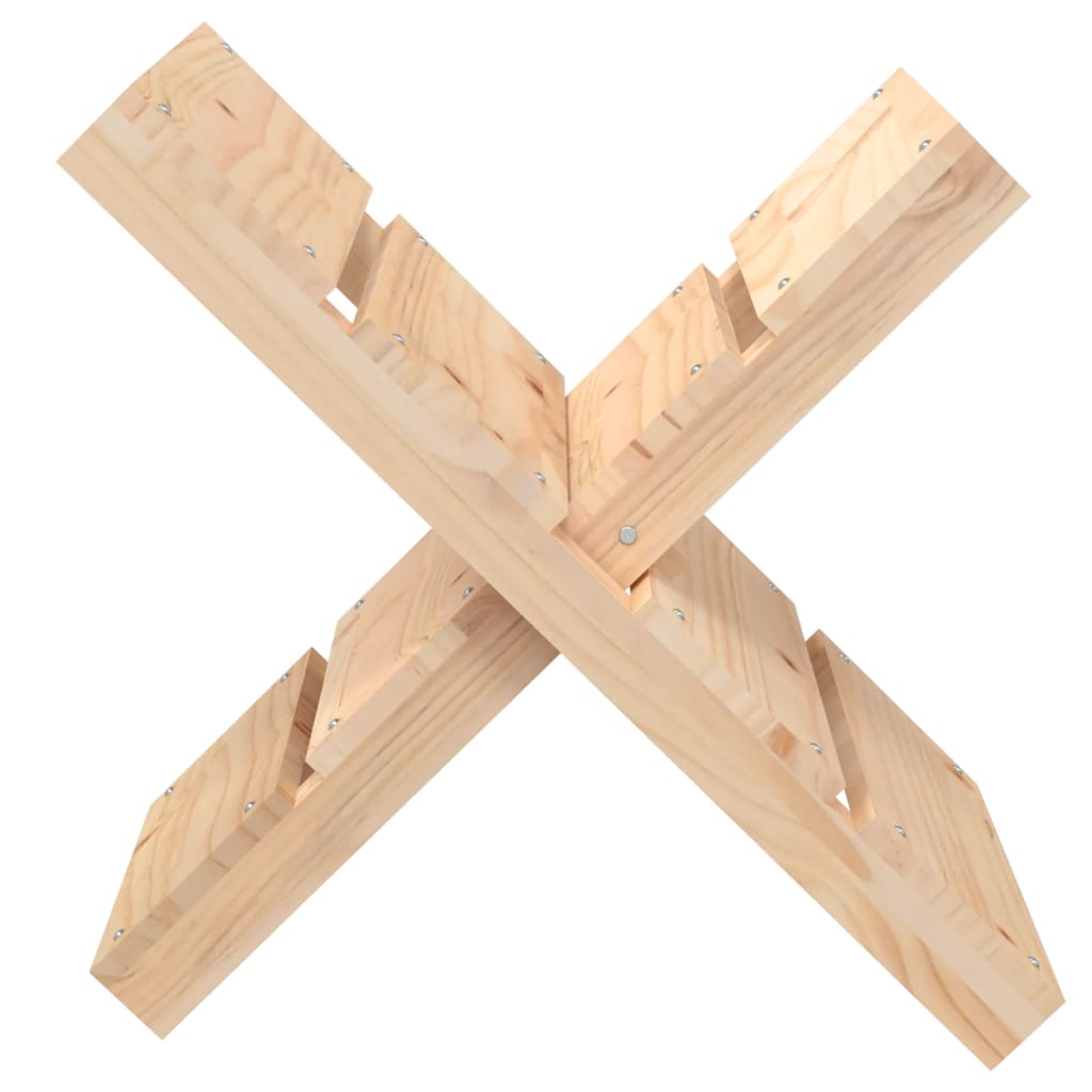 vidaXL Suport pentru bușteni 47x39,5x48 cm lemn masiv de pin vidaXL Suport pentru bușteni 47x39,5x48 cm lemn masiv de pin