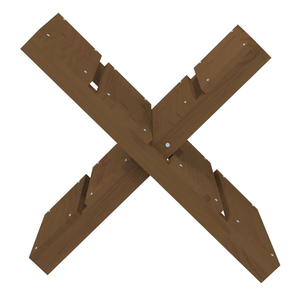 vidaXL Suport pentru bușteni maro miere 47x39,5x48cm lemn masiv de pin vidaXL Suport pentru bușteni maro miere 47x39,5x48cm lemn masiv de pin