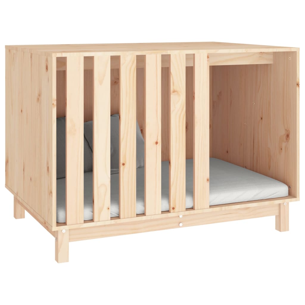 vidaXL Casă pentru câini, 100x70x72 cm, lemn masiv de pin