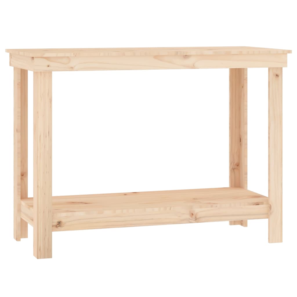 vidaXL Banc de lucru, 110x50x80 cm, lemn masiv pin vidaXL Banc de lucru, 110x50x80 cm, lemn masiv pin