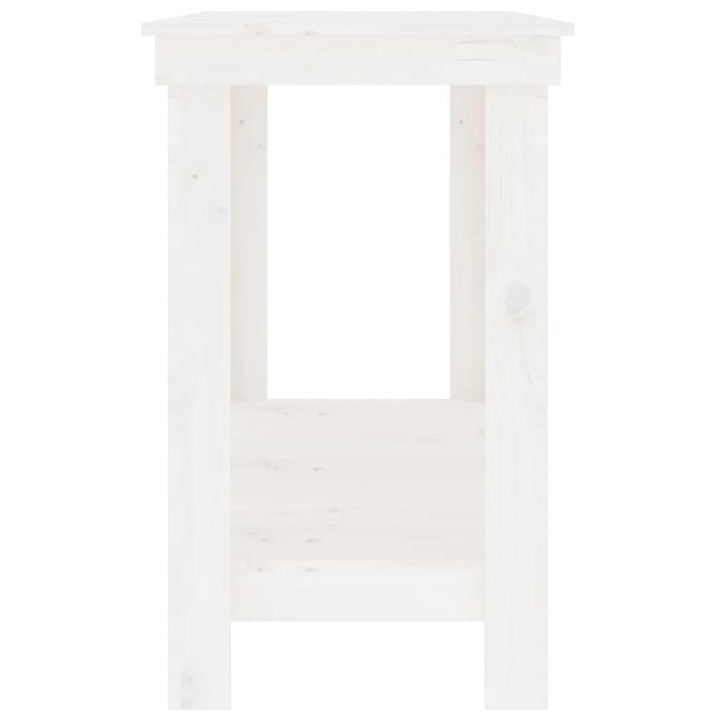 vidaXL Banc de lucru, alb, 140x50x80 cm, lemn masiv pin vidaXL Banc de lucru, alb, 140x50x80 cm, lemn masiv pin