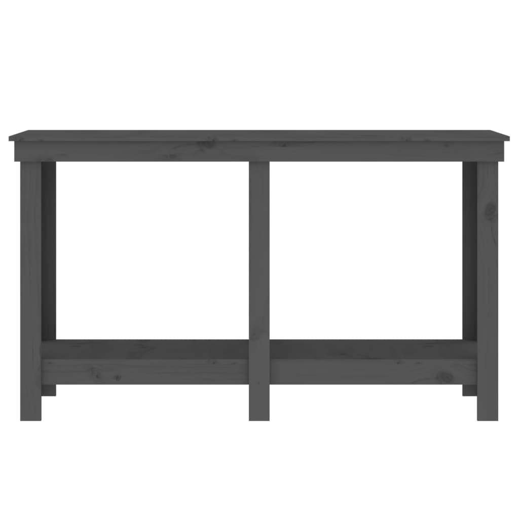 vidaXL Banc de lucru, gri, 140x50x80 cm, lemn masiv pin vidaXL Banc de lucru, gri, 140x50x80 cm, lemn masiv pin