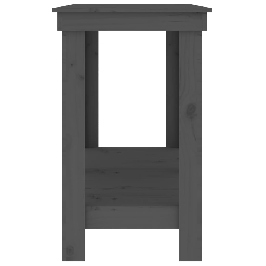 vidaXL Banc de lucru, gri, 140x50x80 cm, lemn masiv pin vidaXL Banc de lucru, gri, 140x50x80 cm, lemn masiv pin
