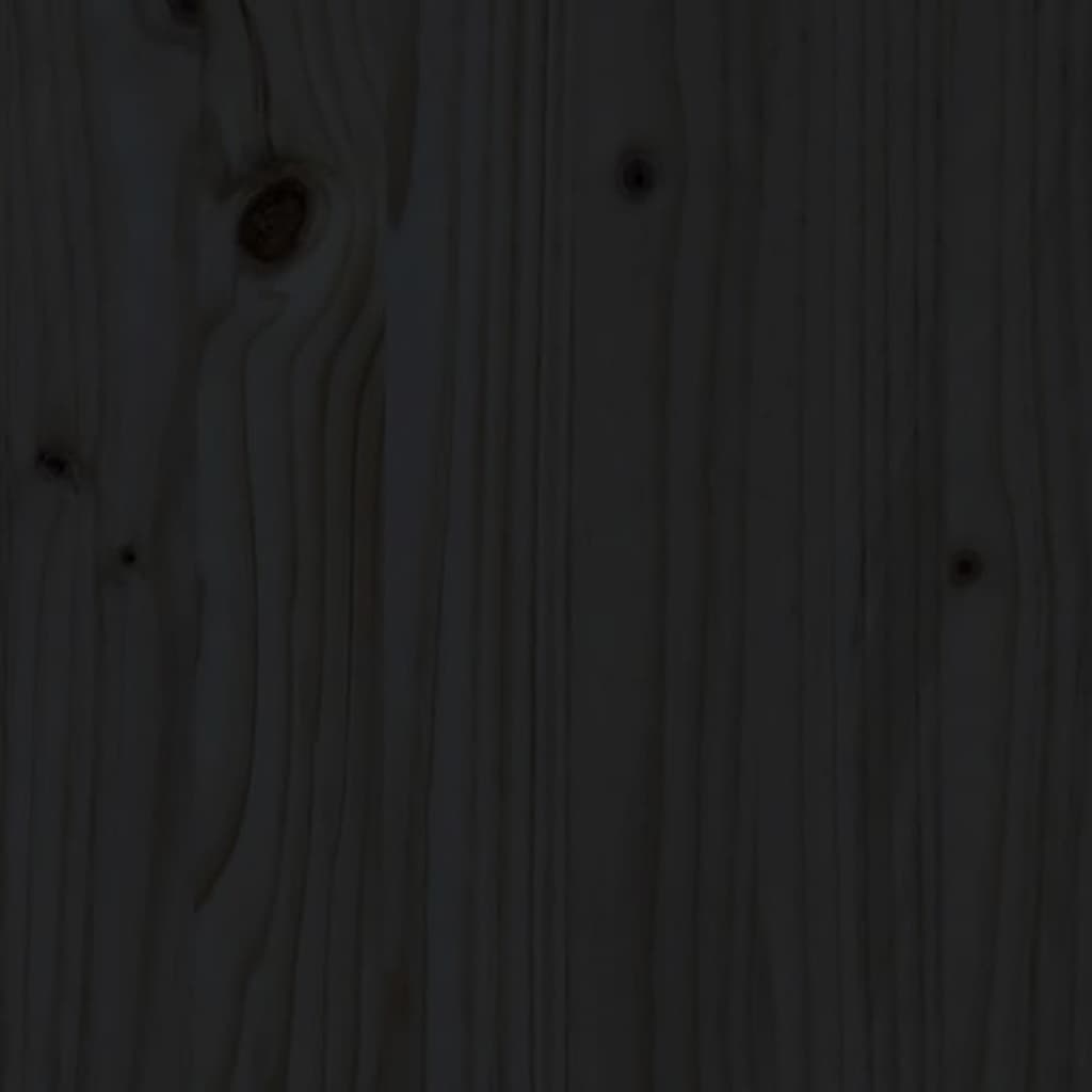 vidaXL Banc de lucru, negru, 140x50x80 cm, lemn masiv pin vidaXL Banc de lucru, negru, 140x50x80 cm, lemn masiv pin