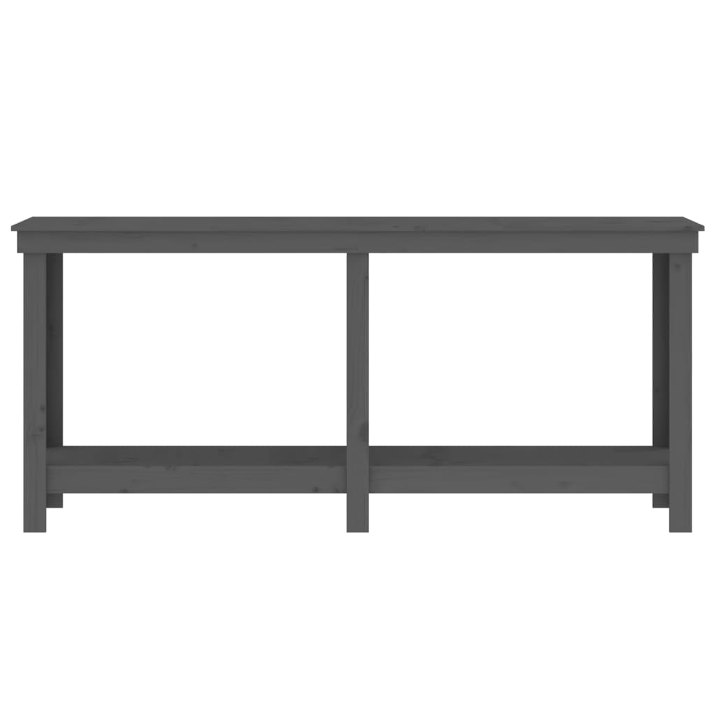 vidaXL Banc de lucru, gri, 180x50x80 cm, lemn masiv pin vidaXL Banc de lucru, gri, 180x50x80 cm, lemn masiv pin