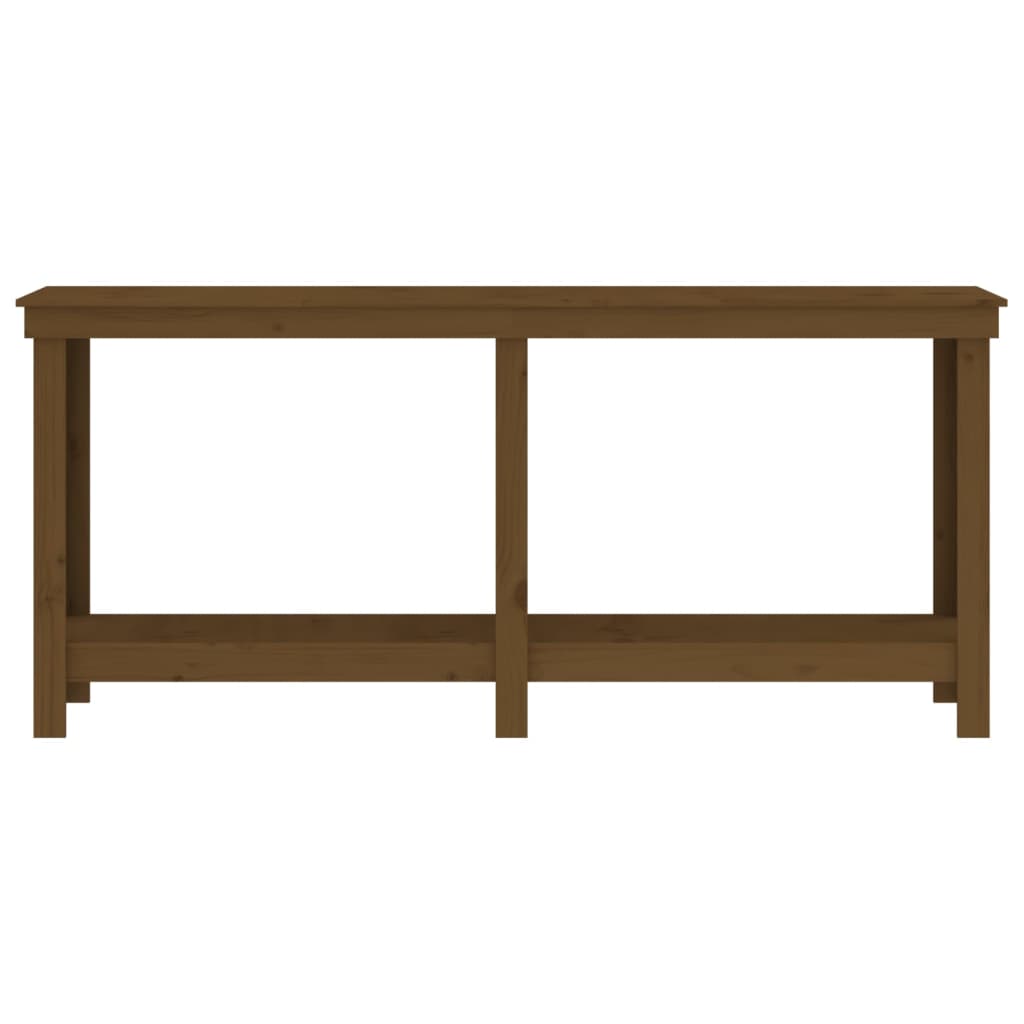 vidaXL Banc de lucru, maro miere, 180x50x80 cm, lemn masiv pin