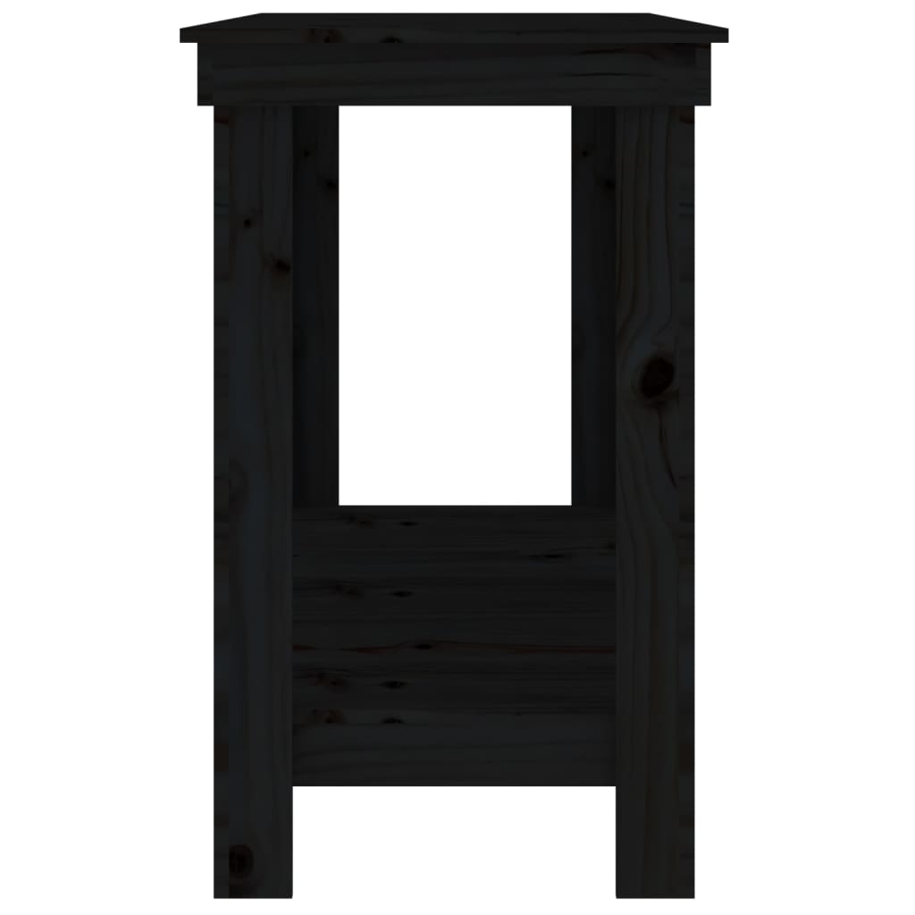 vidaXL Banc de lucru, negru, 180x50x80 cm, lemn masiv pin vidaXL Banc de lucru, negru, 180x50x80 cm, lemn masiv pin