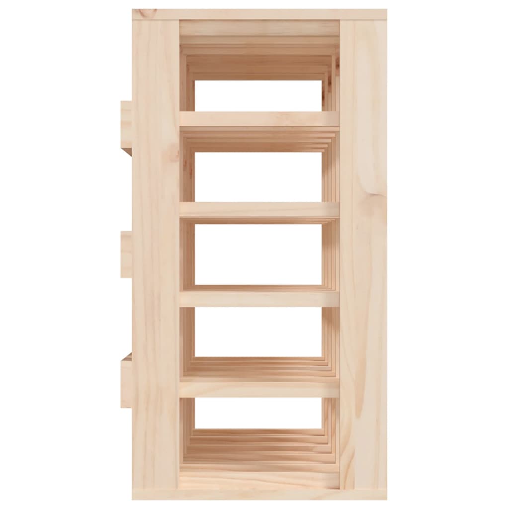 vidaXL Suport de vinuri, 58,5x33x60,5 cm, lemn masiv de pin vidaXL Suport de vinuri, 58,5x33x60,5 cm, lemn masiv de pin